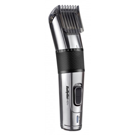 Машинка для стрижки Babyliss E977E серебристый (насадок в компл:2шт)
