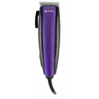 Машинка для стрижки Vitek VT-1357 черный/фиолетовый (насадок в компл:4шт)
