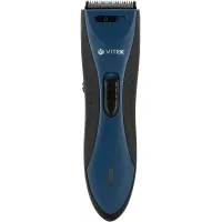 Машинка для стрижки Vitek VT-2578 черный/синий 3Вт (насадок в компл:1шт)