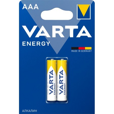 Батарея Varta Energy LR03 Alkaline AAA (2шт) блистер