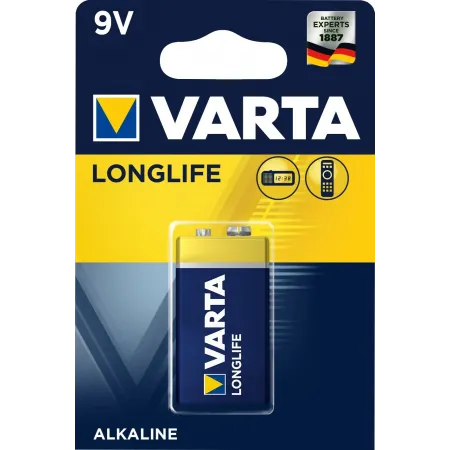 Батарея Varta Longlife 6LR61 9V (1шт) блистер