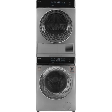 Сушильная машина Weissgauff WD 879 Diamond Heat Pump кл.энер.:A++ макс.загр.:8кг серебристый (430998)