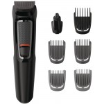 Триммер Philips MG3720/15 черный (насадок в компл:7шт)