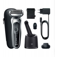Бритва сетчатая Braun Series 7 71-S7200cc реж.эл.:3 питан.:аккум. черный/серебристый