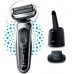 Бритва сетчатая Braun Series 7 71-S7200cc реж.эл.:3 питан.:аккум. черный/серебристый