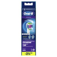 Насадка для зубных щеток Oral-B EB18рRB 3D White CleanMaxim (упак.:4шт) для электрической зубной щетки Oral-B