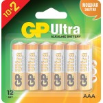 Батарея GP Ultra 15AU-2CR12 AA (12шт) блистер