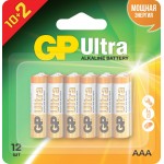 Батарея GP Ultra 24AU-2CR12 AAA (12шт) блистер