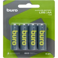 Батарея Buro Alkaline LR6 AA 2900mAh (20шт) коробка