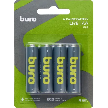 Батарея Buro Alkaline LR6 AA 2900mAh (20шт) коробка