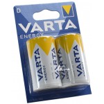 Батарея Varta Energy LR20 BL2 Alkaline D (2шт) блистер