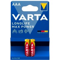 Батарея Varta LongLife Max Power LR03 Alkaline AAA (2шт) блистер