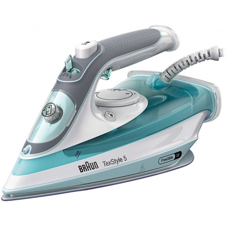 Утюг Braun SI5017.GR 2400Вт бирюзовый/белый Утюг Braun SI5017.GR 2400Вт бирюзовый/белый