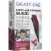 Машинка для стрижки Galaxy Line GL 4101 черный/красный 15Вт (насадок в компл:4шт)