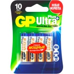 Батарея GP Ultra Plus Alkaline 15AUPNEW-2CR4 AA (4шт) блистер