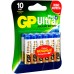 Батарея GP Ultra Plus Alkaline GP 24AUP-2CR12 AAA (12шт) блистер