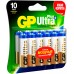 Батарея GP Ultra Plus Alkaline GP 15AUP-2CR12 AA (12шт) блистер