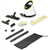 Пароочиститель напольный Karcher EasyFix SC 2 Deluxe 1500Вт белый/желтый