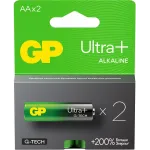 Батарея GP Ultra Plus Alkaline 15AUPA21-2CRSB2 AA (2шт) блистер