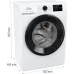 Стиральная машина Gorenje WPNEI82SBSWIFI/C класс: A+++ загр.фронтальная макс.:8кг белый инвертор