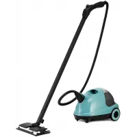 Пароочиститель напольный Kitfort КТ-9187 2000Вт черный/бирюзовый Пароочиститель напольный Kitfort КТ-9187 2000Вт черный/бирюзовый