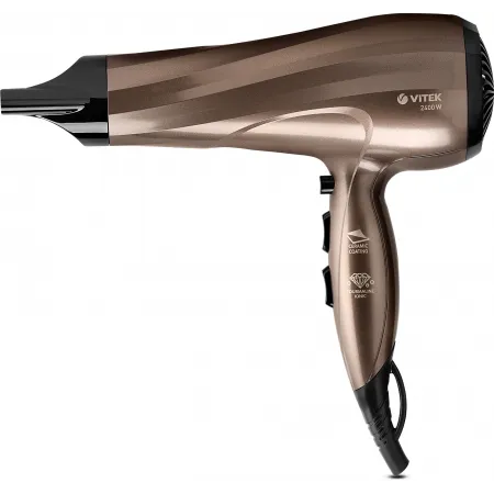 Фен Vitek VT-2298 2400Вт коричневый