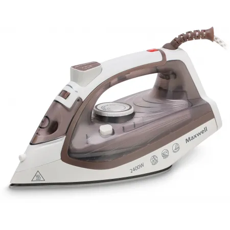 Утюг Maxwell MW-3047 2400Вт белый/коричневый