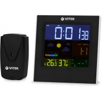 Погодная станция Vitek VT-6411 черный