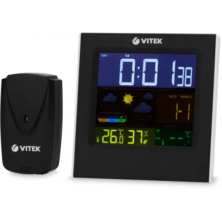 Погодная станция Vitek VT-6411 черный