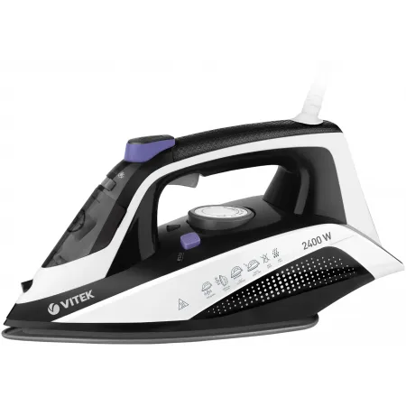 Утюг Vitek Prive VT-8360 2400Вт черный/белый