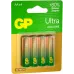 Батарея GP Ultra Alkaline 15AUA21-2CRSBC4 AA (4шт) блистер