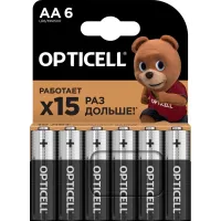 Батарея Opticell Basic LR6 AA (6шт) блистер