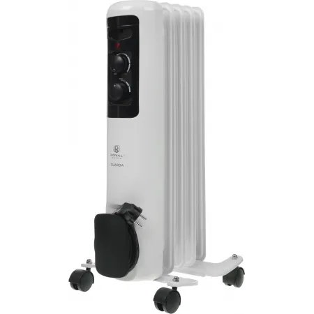Радиатор масляный Royal Clima GUARDA ROR-GU5-1000M 1000Вт белый/серый
