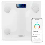 Весы напольные электронные Kitfort КТ-845 макс.180кг белый