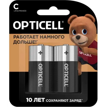 Батарея Opticell Basic LR14 C (2шт) блистер