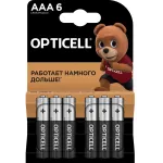 Батарея Opticell Basic LR03 AAA (6шт) блистер