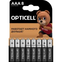 Батарея Opticell Basic LR03 AAA (8шт) блистер