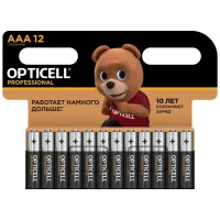 Батарея Opticell Professional LR03 AAA (12шт) блистер