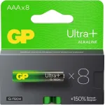 Батарея GP Ultra Plus Alkaline 24AUPA21-2CRB8 AAA (8шт) блистер