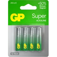 Батарея GP Super 15AA21-2CRSBC4 AA (4шт) блистер