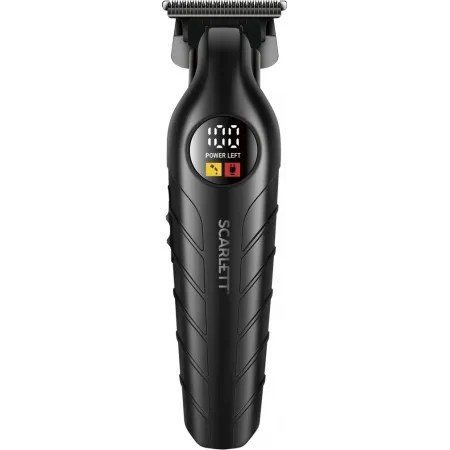 Машинка для стрижки Scarlett SC-HC63C107 черный 5Вт (насадок в компл:4шт)