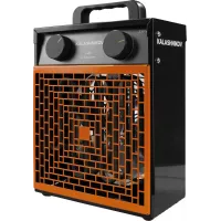 Тепловентилятор Kalashnikov Тетра KVF-E3-12 3000Вт черный/оранжевый