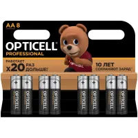 Батарея Opticell Professional AA AA (8шт) блистер