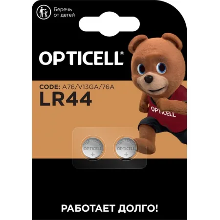 Батарея Opticell Specialty LR44 AAA (2шт) блистер