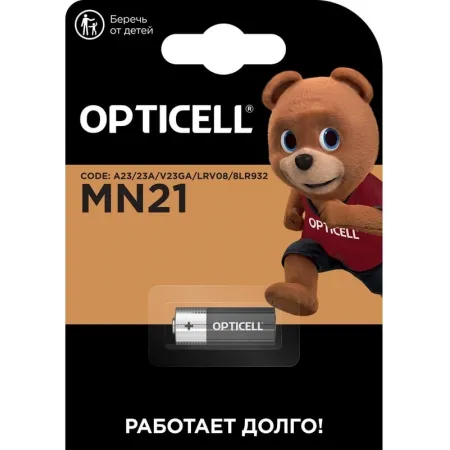 Батарея Opticell Specialty MN21 AAA (1шт) блистер