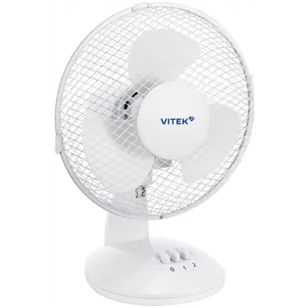 Вентилятор настольный Vitek VTF-0910 22Вт скоростей:3 белый