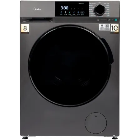 Стиральная машина Midea MFC3814BSW47/S класс: A загр.фронтальная макс.:8кг черный инвертер