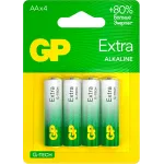 Батарея GP Extra Alkaline 15AXA21-2CRSBC4 AA (4шт) блистер