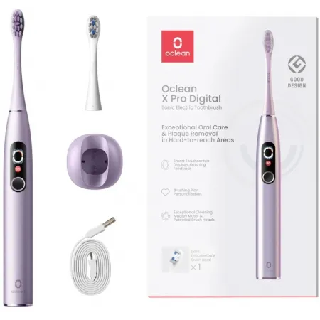 Зубная щетка электрическая Oclean X Pro Digital Y2076 фиолетовый
