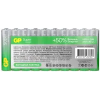 Батарея GP Super Alkaline 24AA21-2CRSWC10 AAA (10шт) спайка